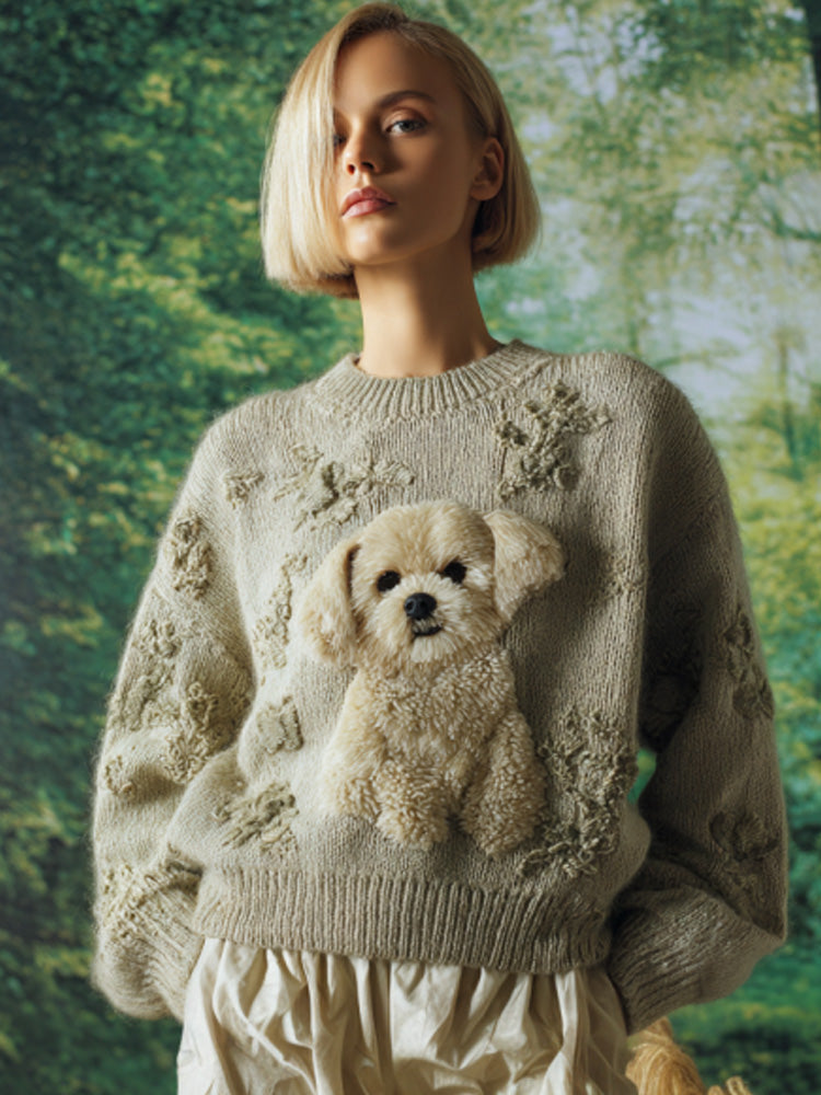 Gracefully Designed Sweater