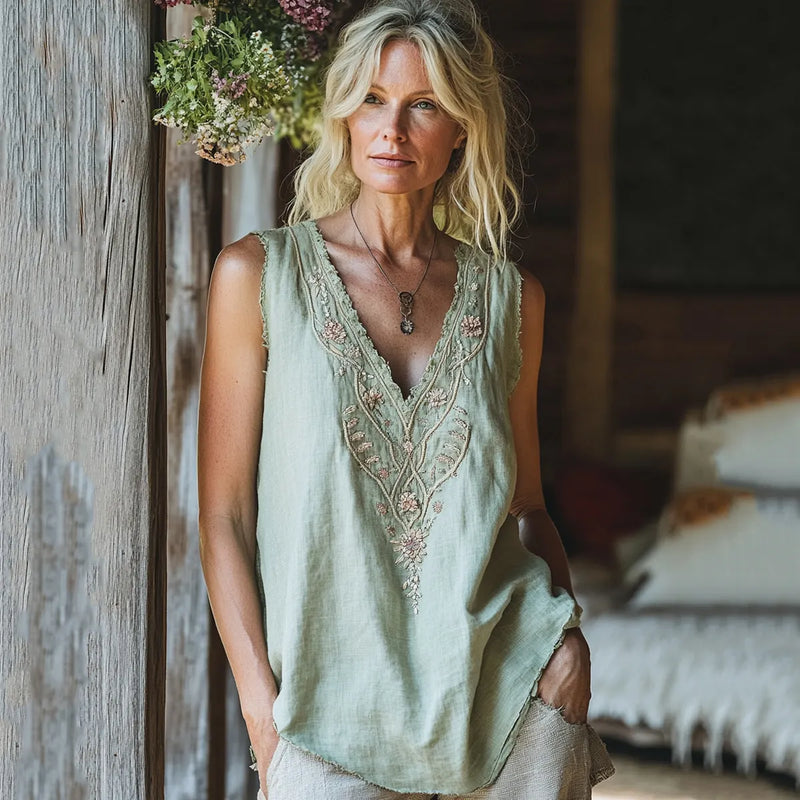Timeless Vintage Style Top