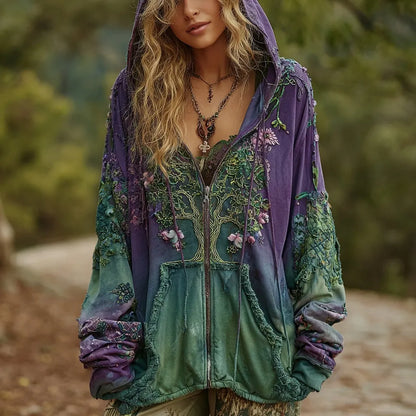 Purple green