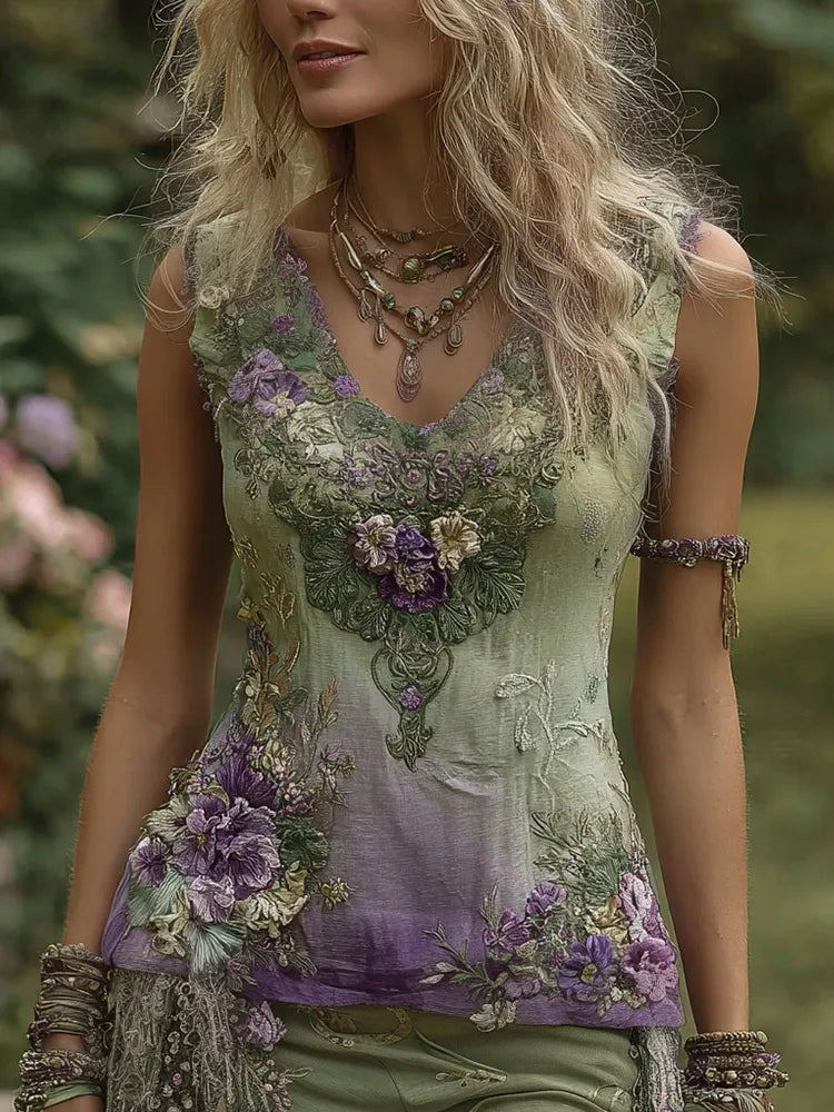 Timeless Vintage Style Top