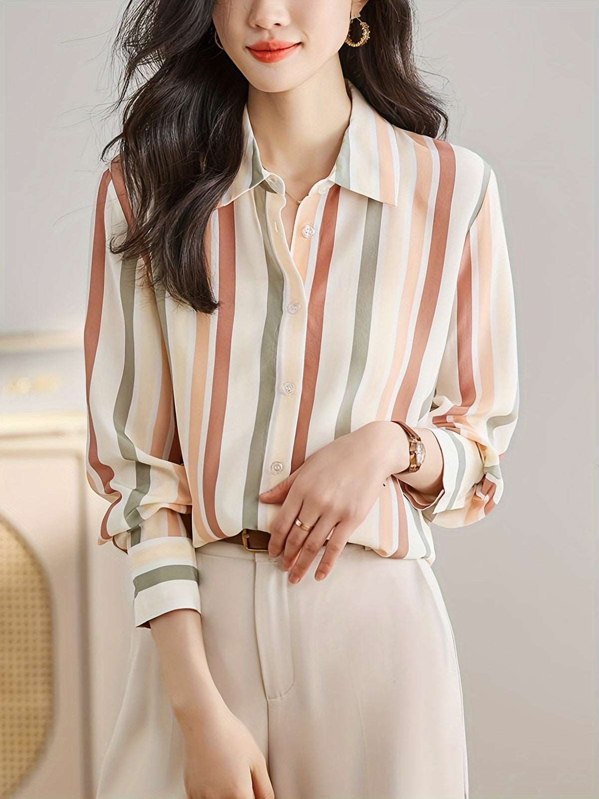 Beautifully Finished Blouse in a Timeless Design