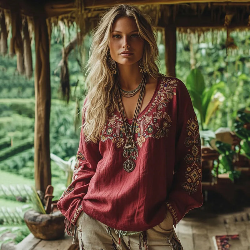 Timeless Vintage Style Blouse