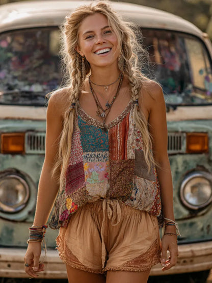 Timeless Vintage Style Top
