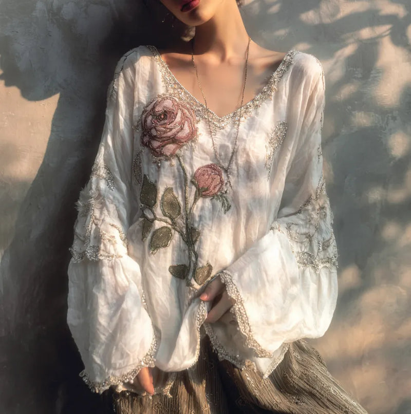 Timeless Vintage Style Top