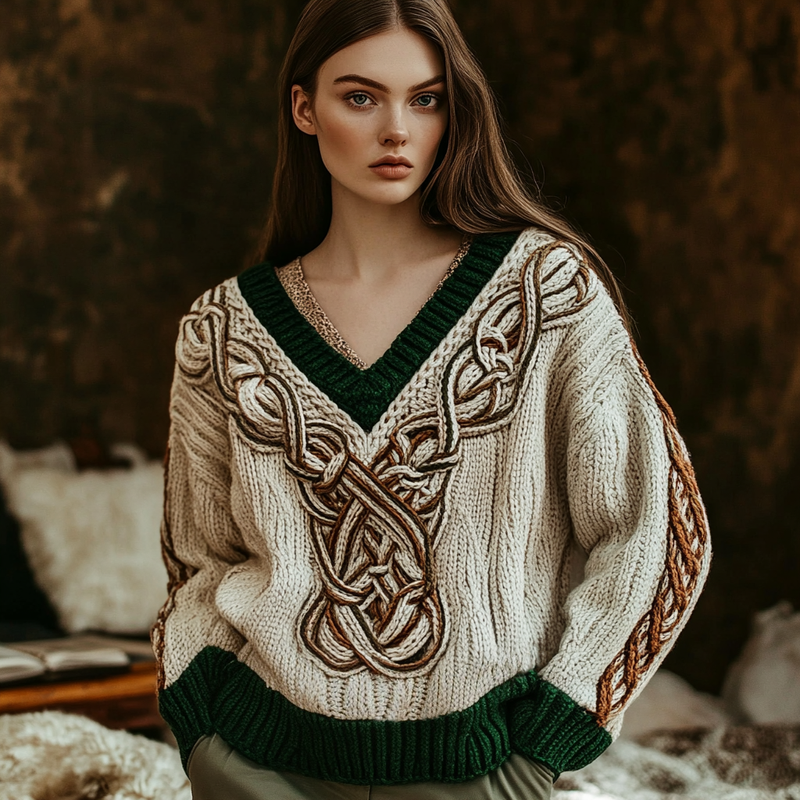 Gracefully Designed Sweater