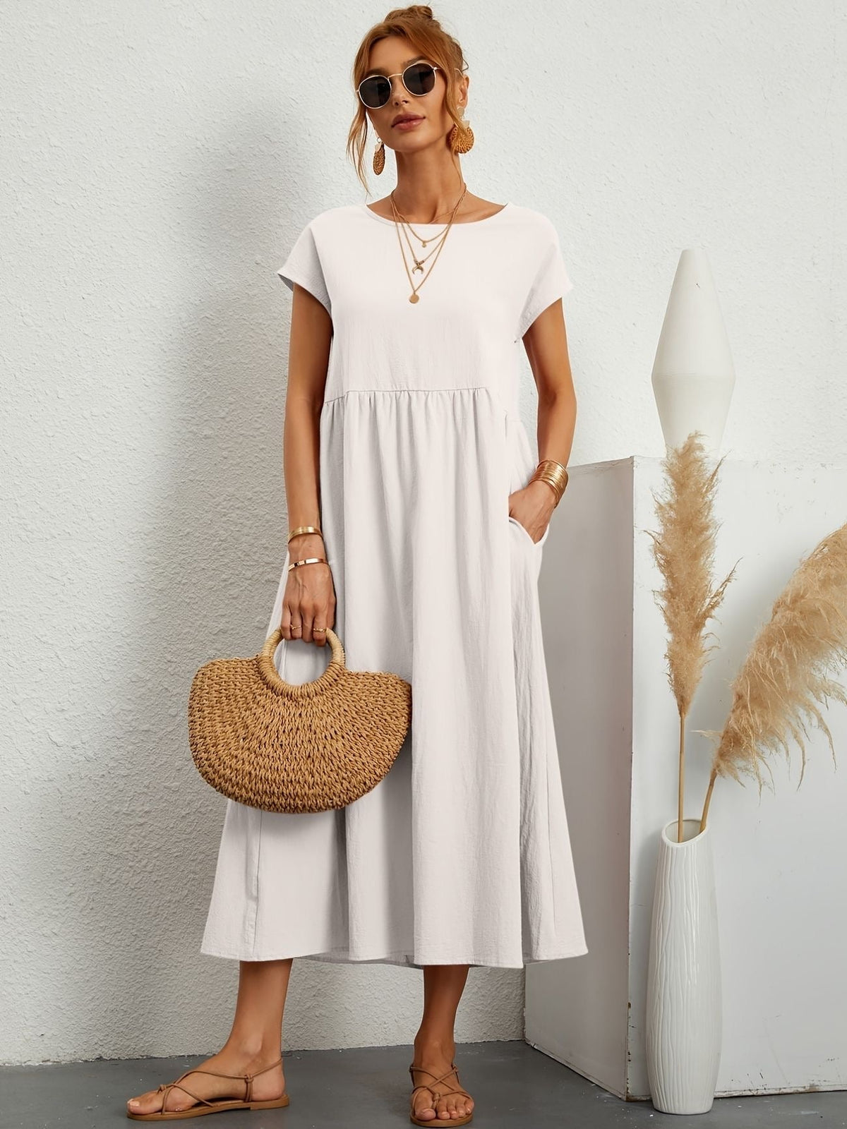A Vintage Style Dress with Delicate Timeless Details