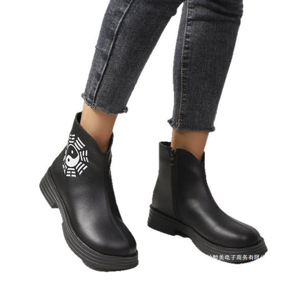 Chic Orthopedic Boots with Unique Design