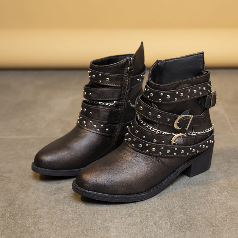 Classic Orthopedic Boots with Timeless Style