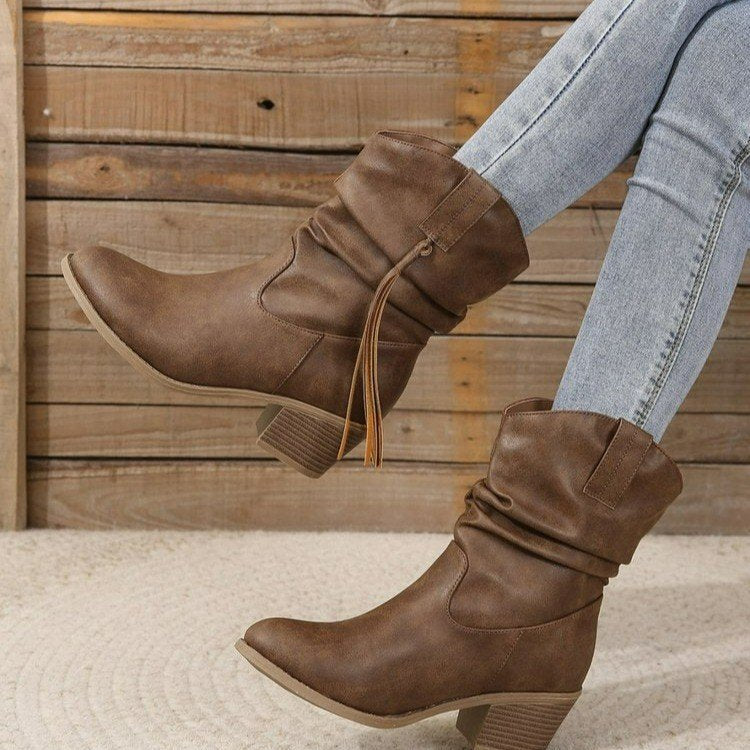 Vintage Inspired Orthopedic Boots
