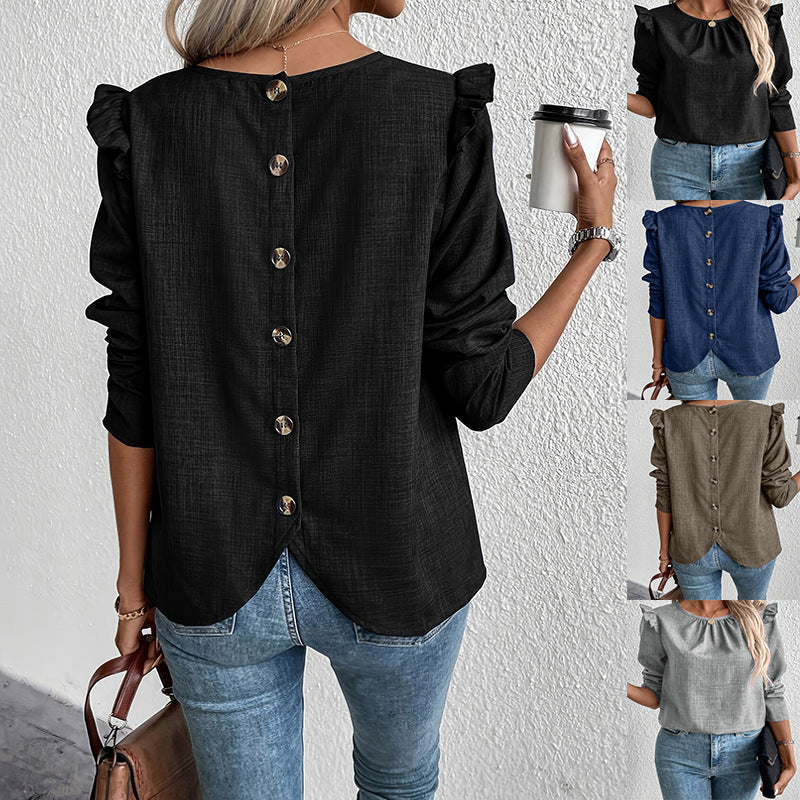 A Vintage Style Blouse with Delicate Timeless Details