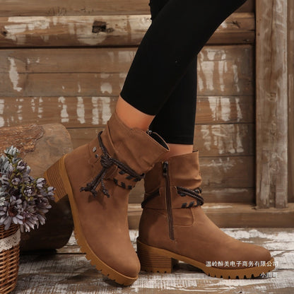 Classic Orthopedic Boots with Timeless Style