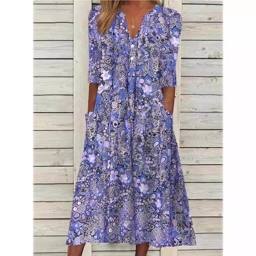 Classic Vintage Dress with a Flattering Fit