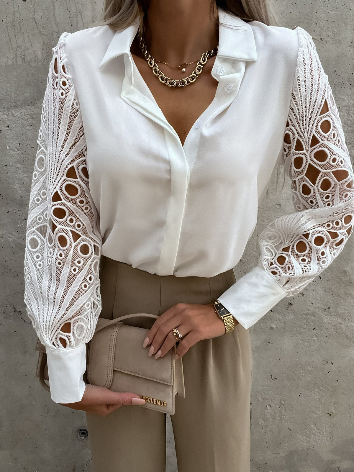 Classic Vintage Blouse with a Flattering Fit