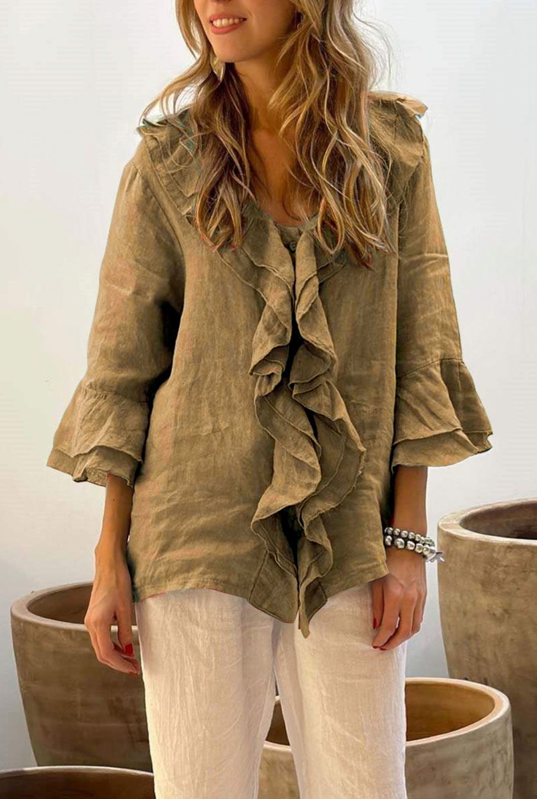Gracefully Styled Blouse for Any Occasion
