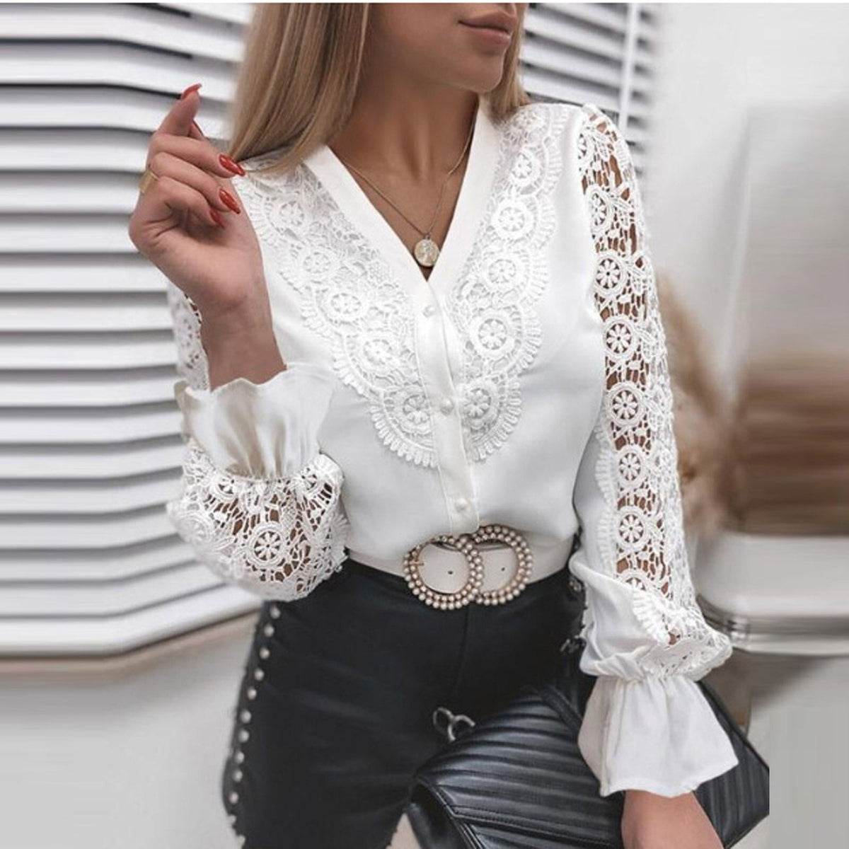 A Vintage Style Blouse with Delicate Timeless Details