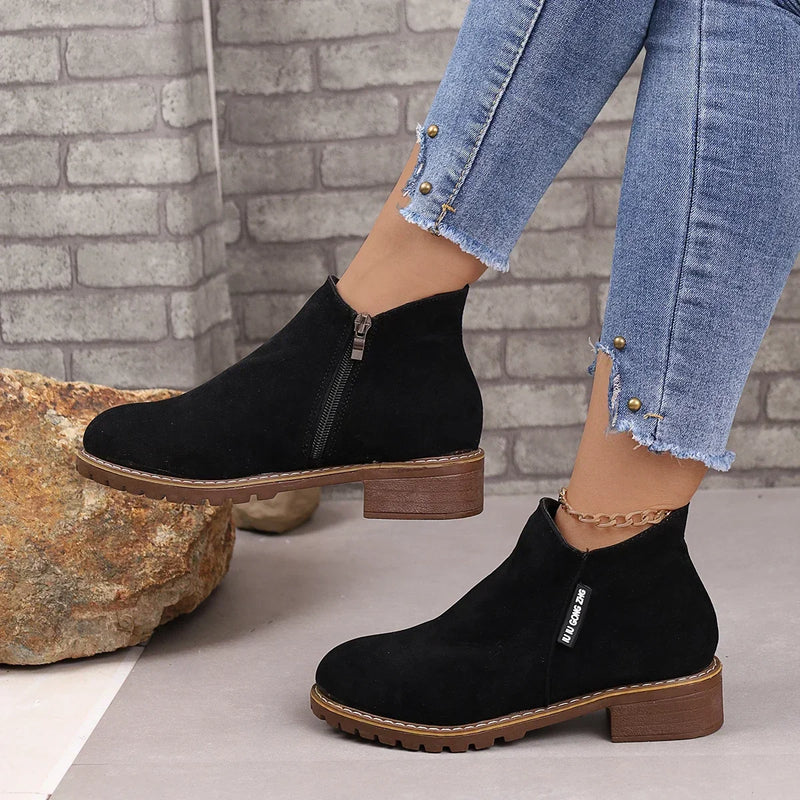 Chic Orthopedic Boots with Unique Design