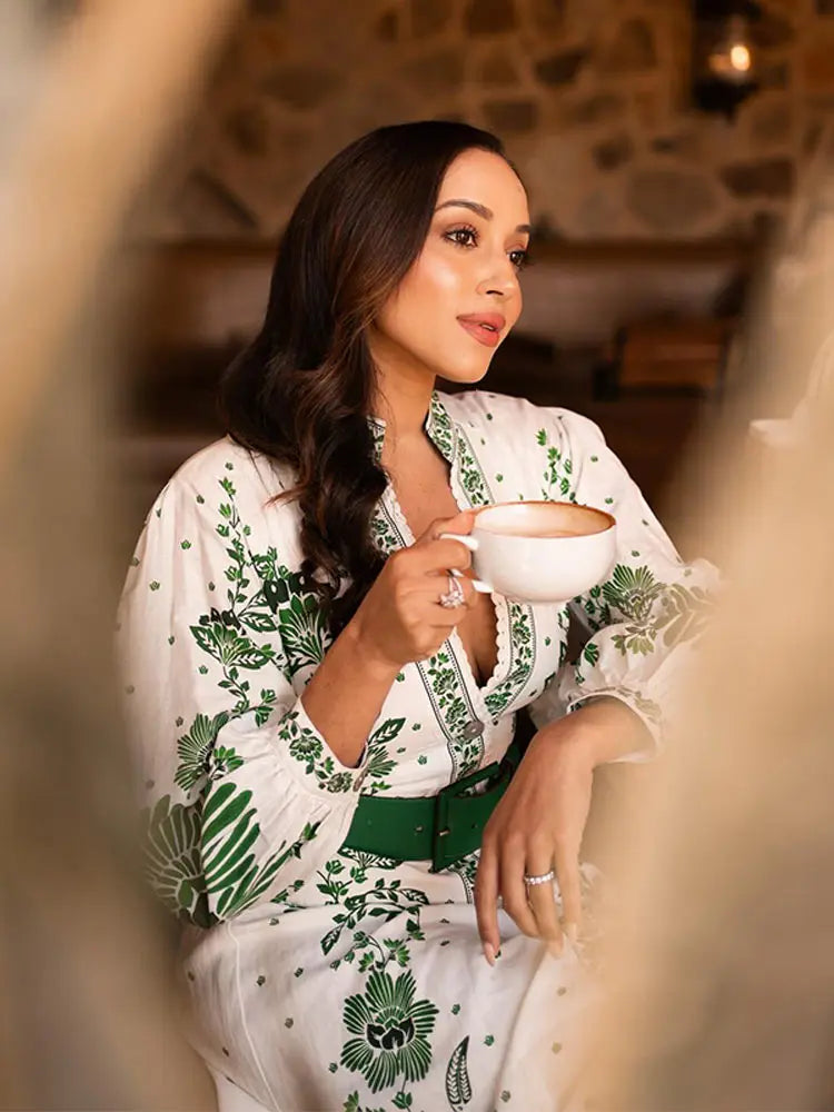 A Vintage Style Dress with Delicate Timeless Details