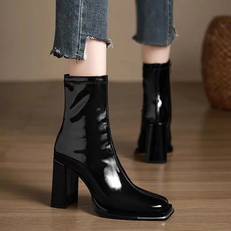 Chic Orthopedic Boots with Unique Design