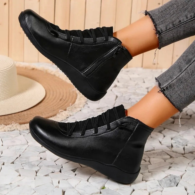 Chic Orthopedic Boots with Unique Design