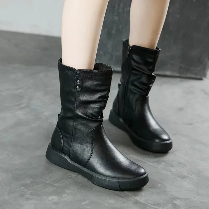 Vintage Inspired Orthopedic Boots