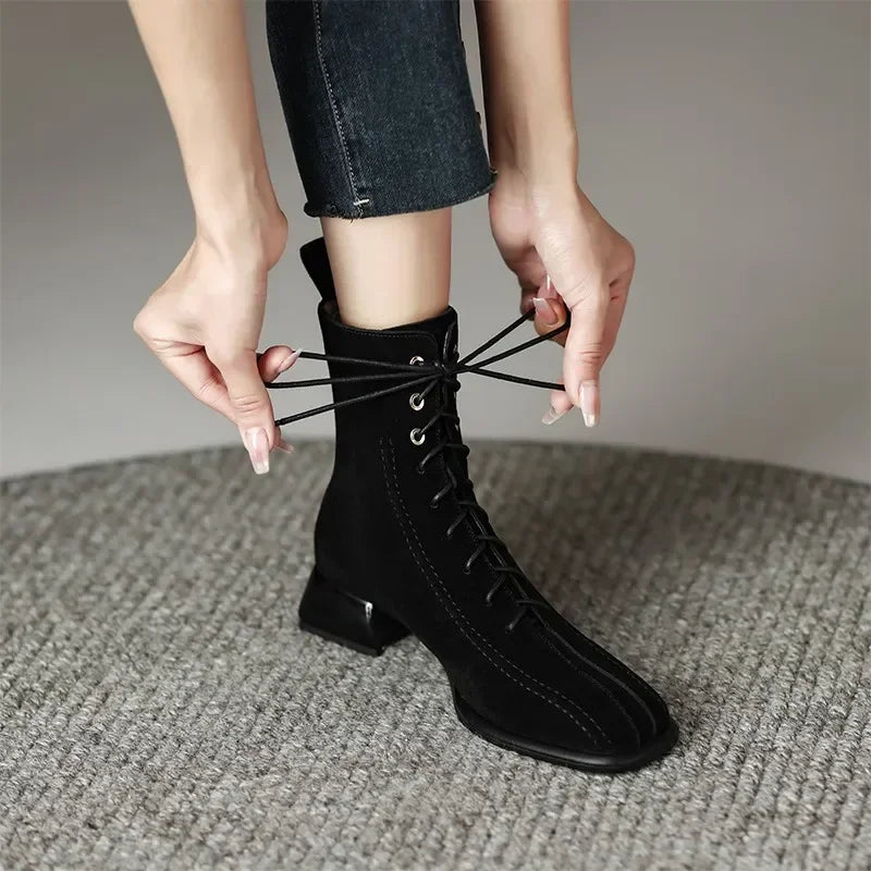 Classic Orthopedic Boots with Timeless Style