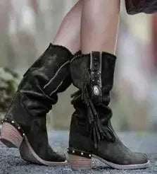 Vintage Inspired Orthopedic Boots
