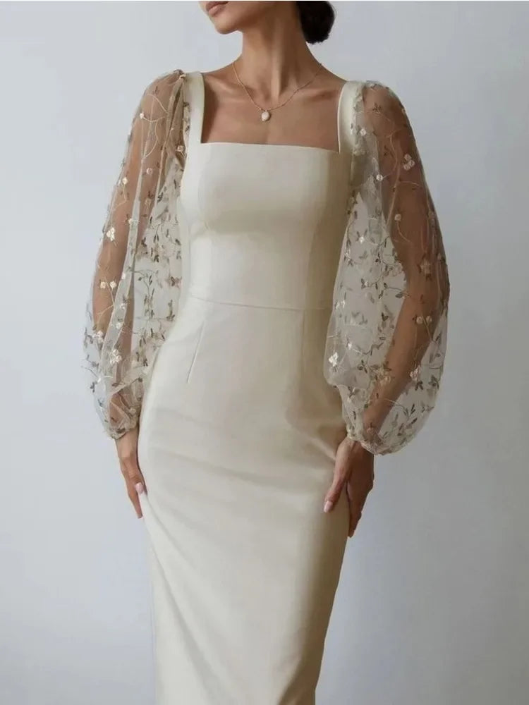A Vintage Style Dress with Delicate Timeless Details