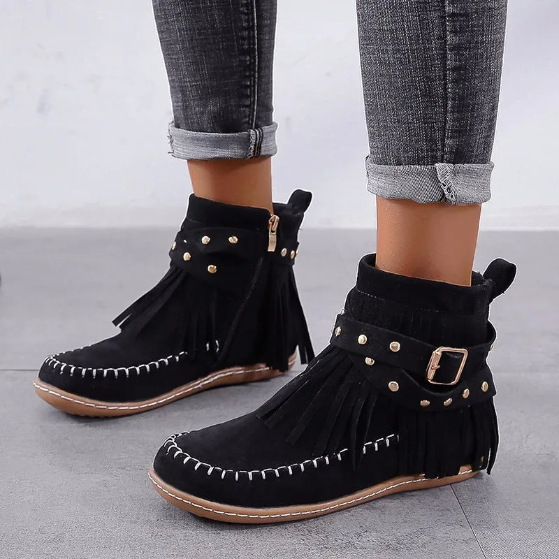 Chic Orthopedic Boots with Unique Design