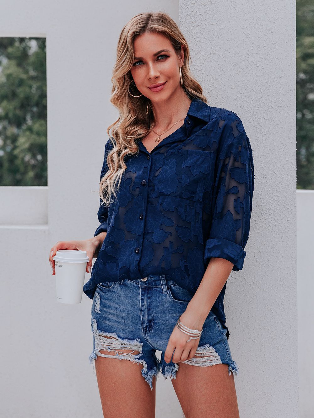 Gracefully Styled Blouse for Any Occasion