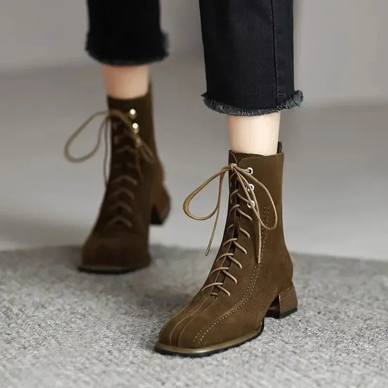 Classic Orthopedic Boots with Timeless Style