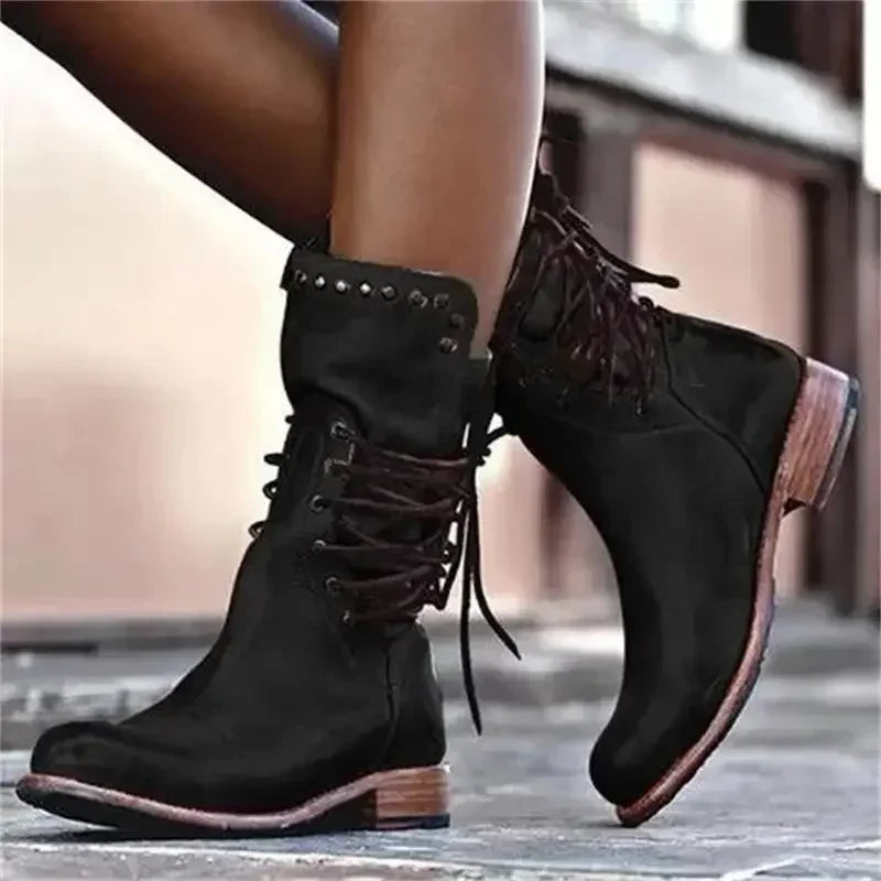 Classic Orthopedic Boots with Timeless Style
