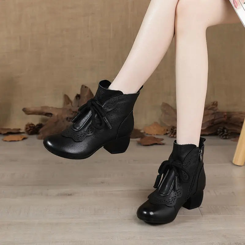 Chic Orthopedic Boots with Unique Design
