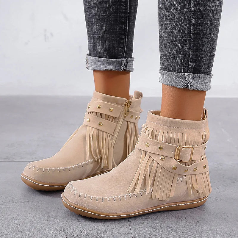 Chic Orthopedic Boots with Unique Design