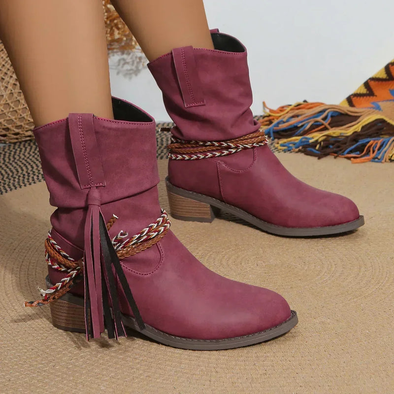 Vintage Inspired Orthopedic Boots