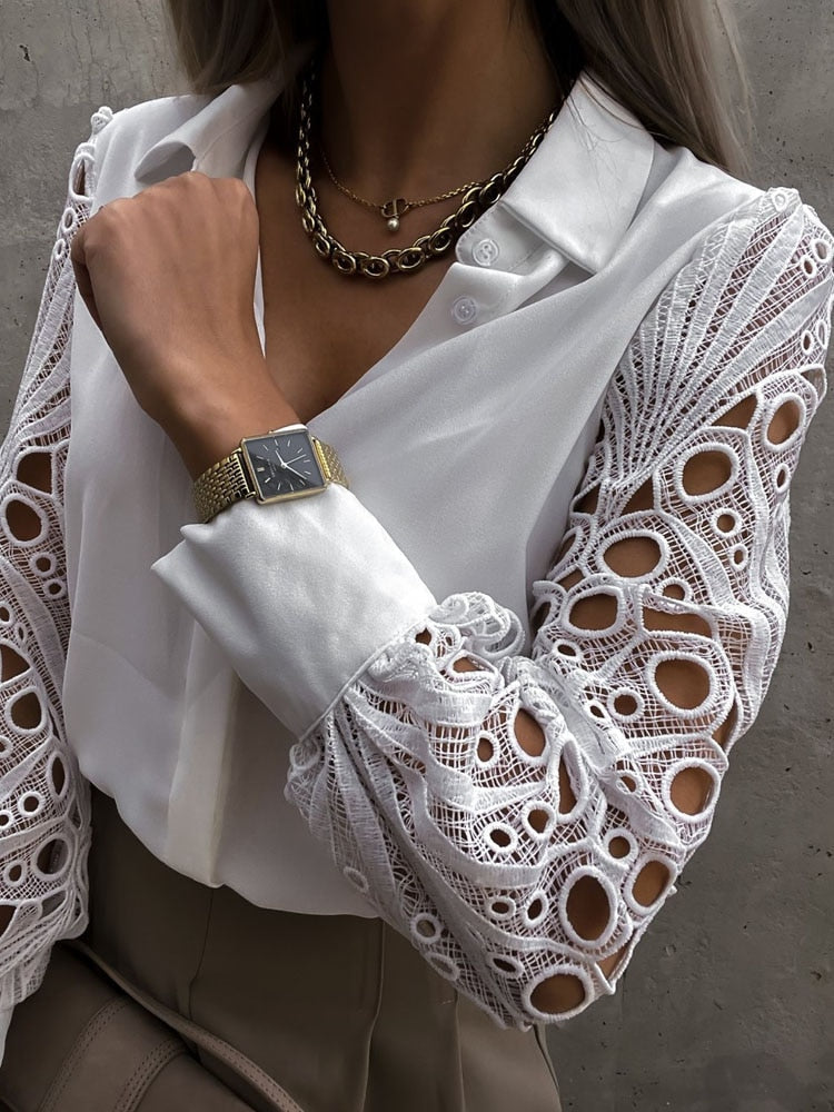 A Vintage Style Blouse with Delicate Timeless Details