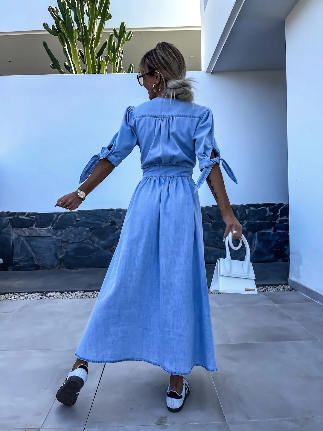A Vintage Style Dress with Delicate Timeless Details
