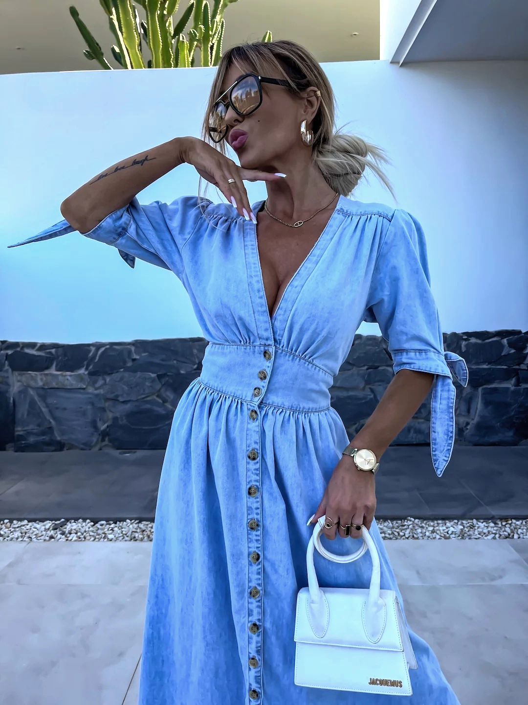 A Vintage Style Dress with Delicate Timeless Details