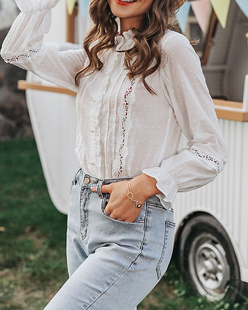 Vintage Inspired Blouse with a Contemporary Edge
