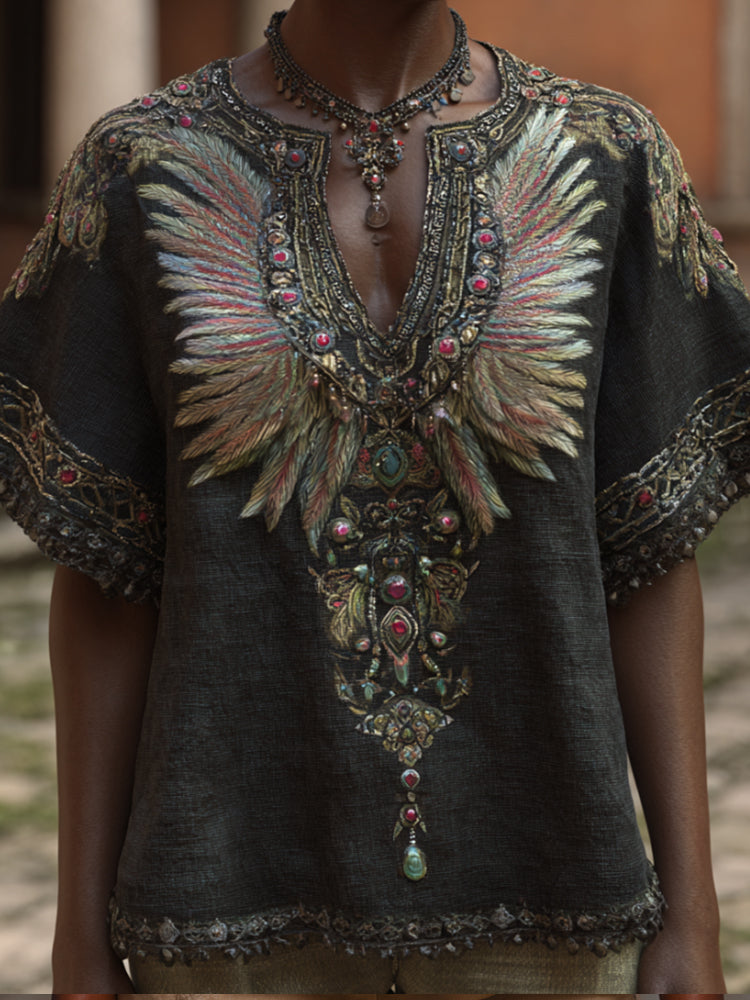Timeless Vintage Style Top