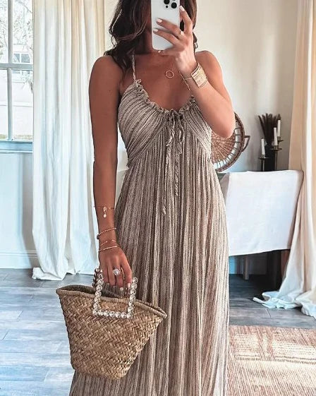 A Vintage Style Dress with Delicate Timeless Details
