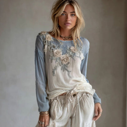 Blue white