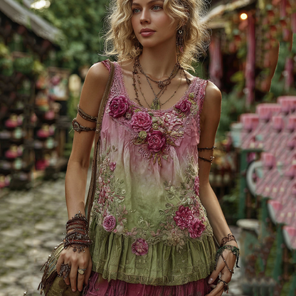 Pink green
