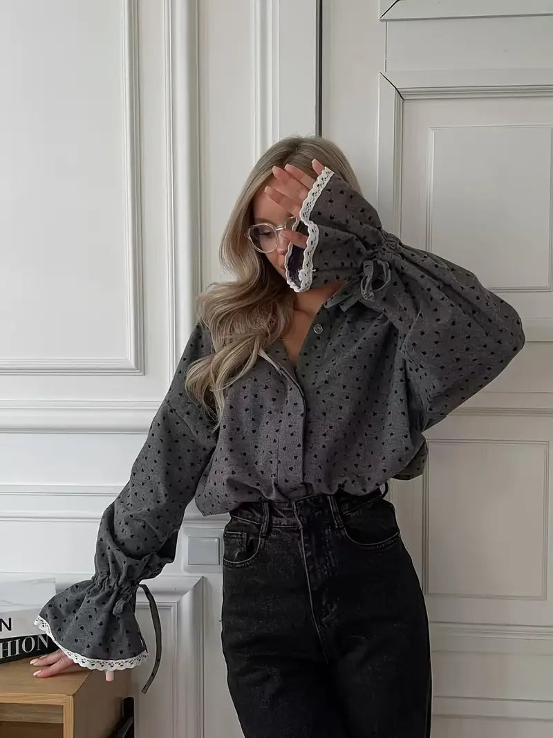 Classic Vintage Blouse with a Flattering Fit