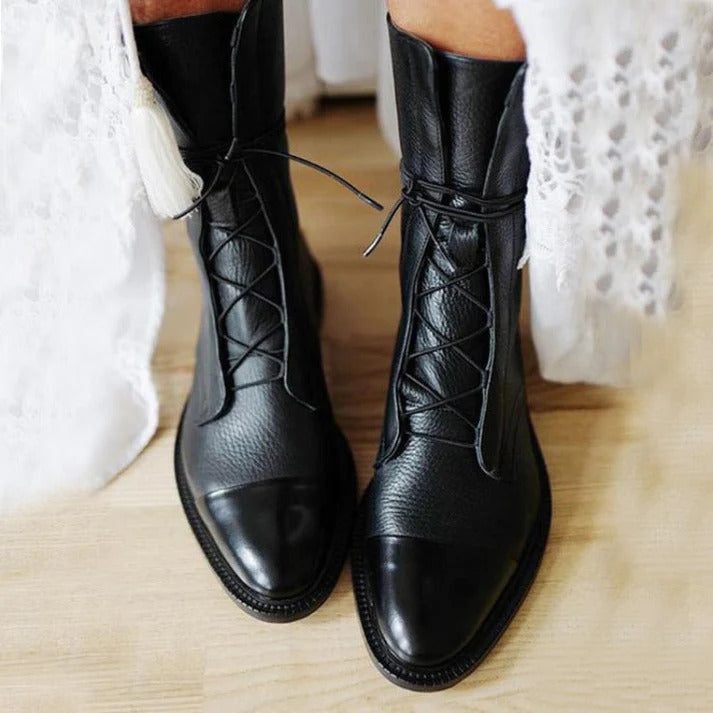 Vintage Inspired Orthopedic Boots