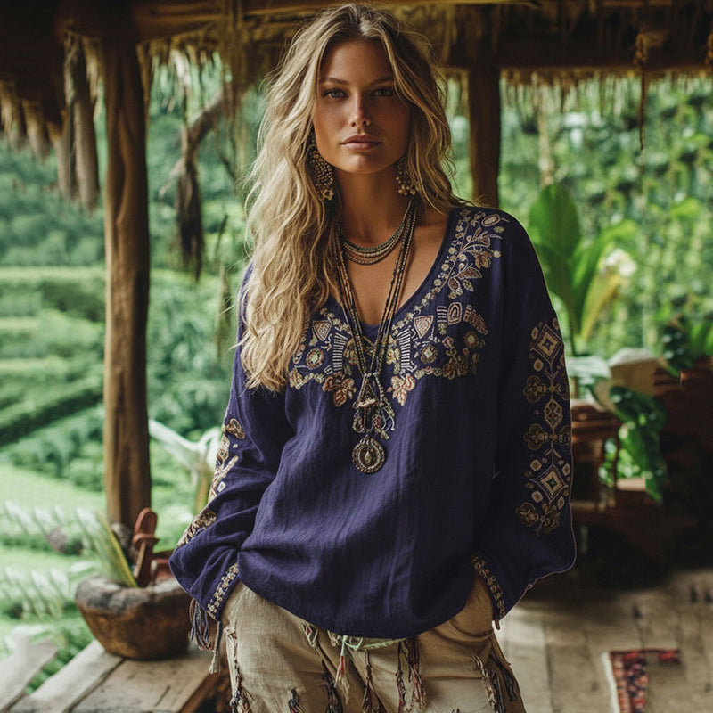 Timeless Vintage Style Blouse