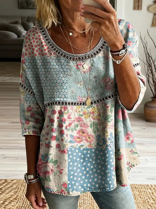 Timeless Vintage Style Top