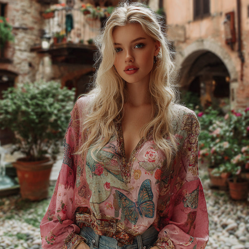 Timeless Vintage Style Top