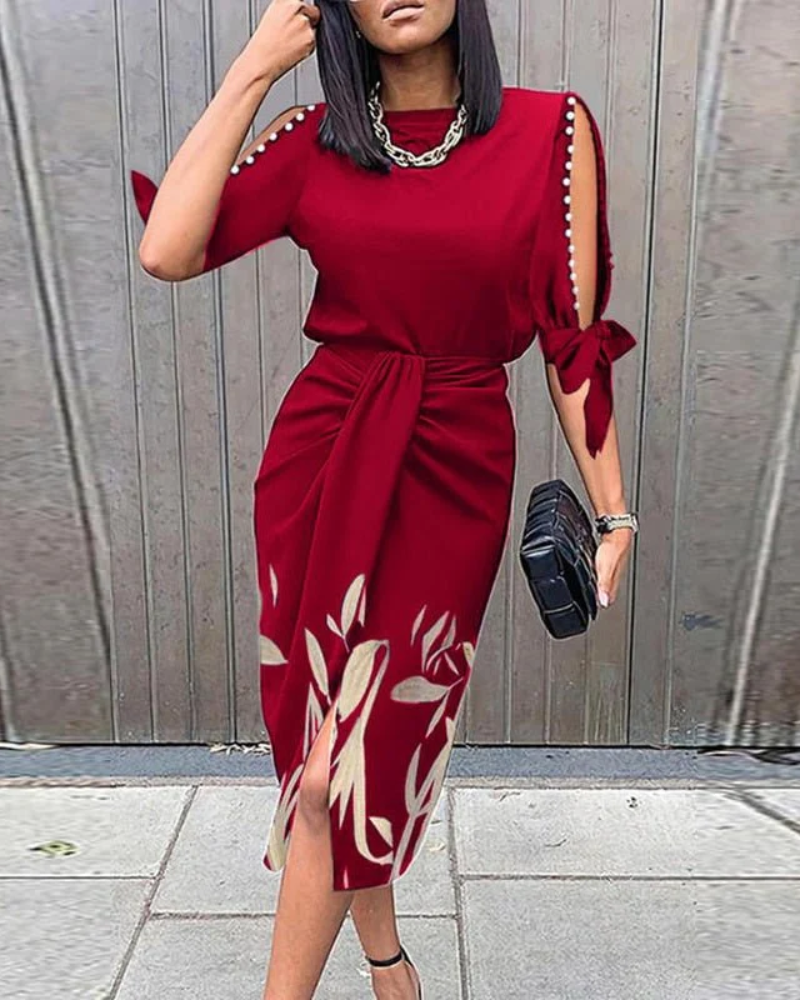 Wine Red Print
