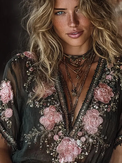 Timeless Vintage Style Top