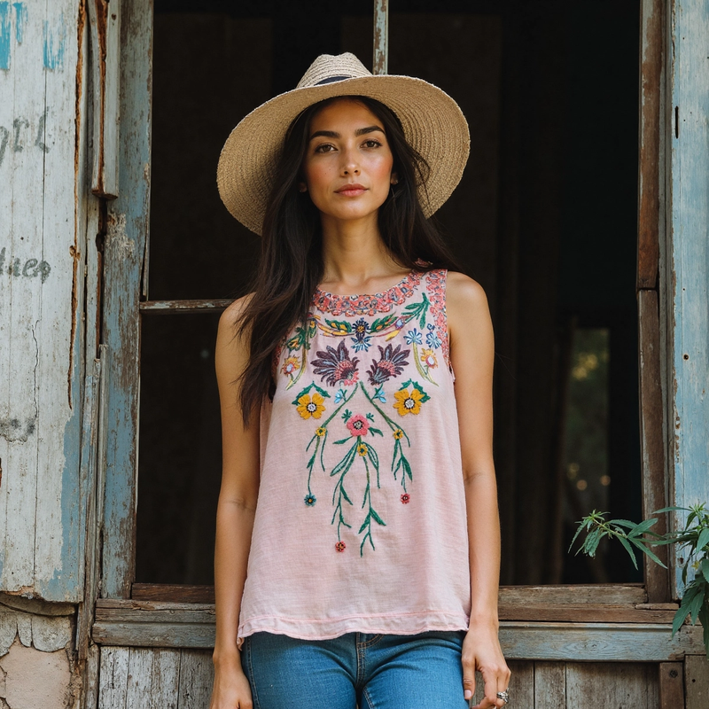 Timeless Vintage Style Top